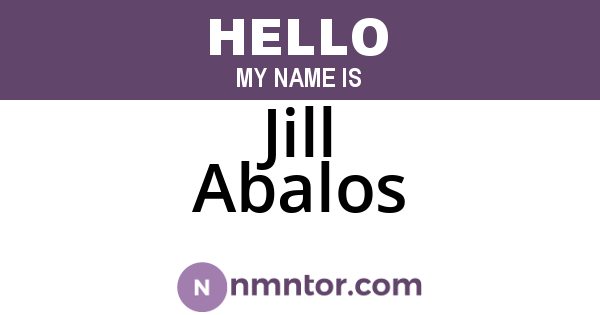 Jill Abalos