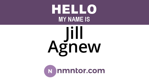 Jill Agnew