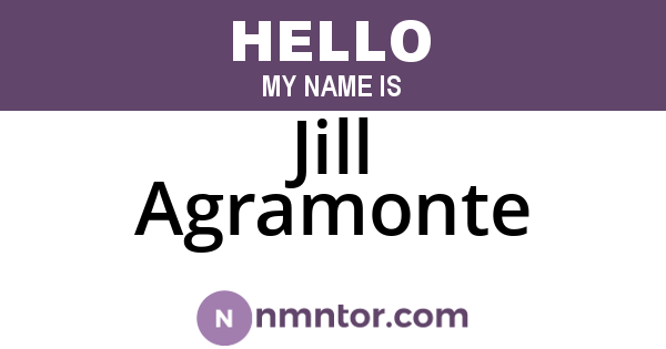 Jill Agramonte