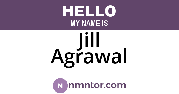 Jill Agrawal