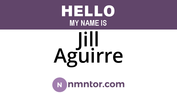 Jill Aguirre