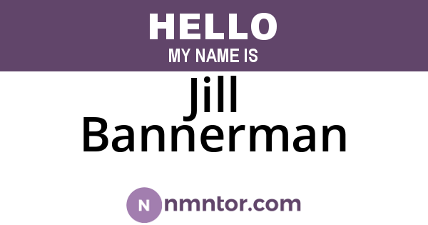 Jill Bannerman