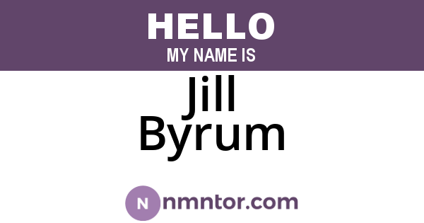 Jill Byrum