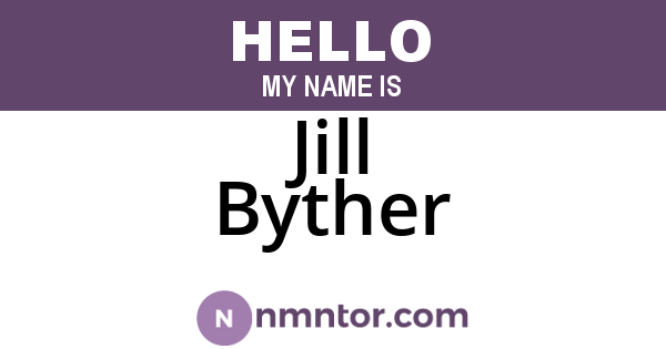 Jill Byther