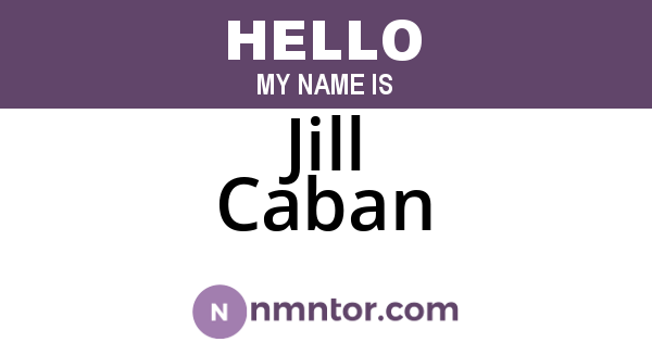 Jill Caban