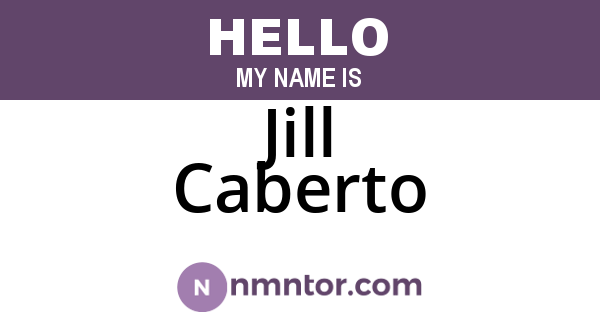 Jill Caberto