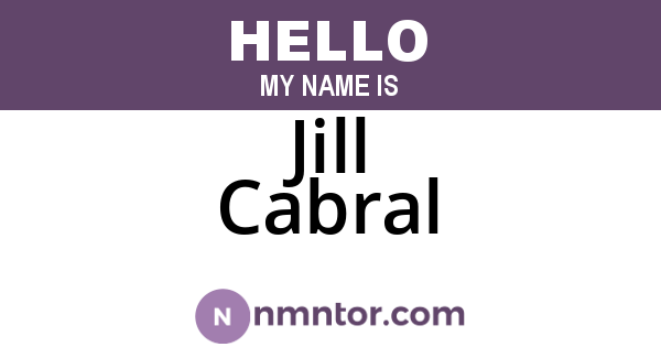 Jill Cabral