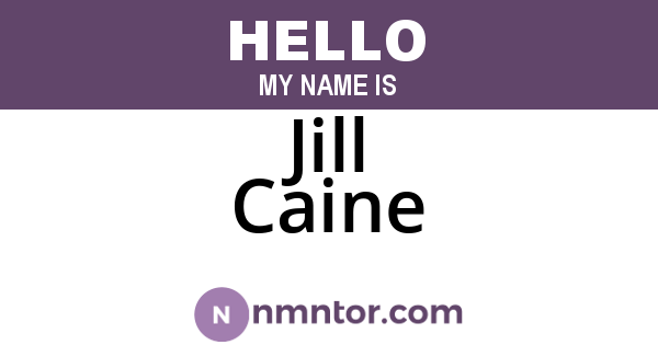 Jill Caine