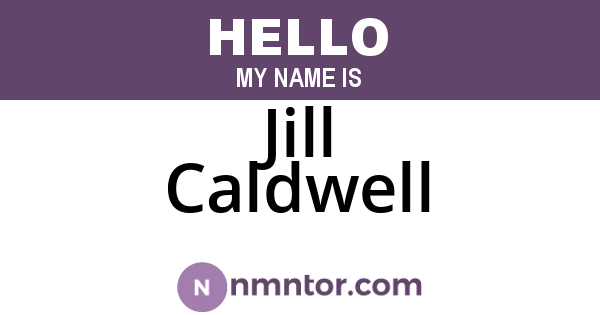 Jill Caldwell