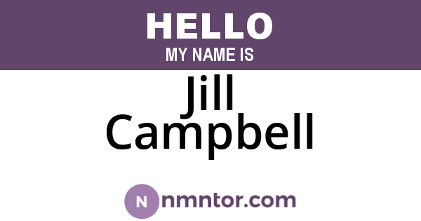 Jill Campbell