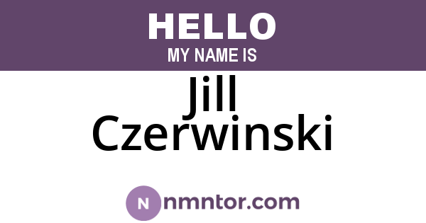 Jill Czerwinski