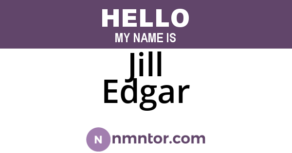 Jill Edgar