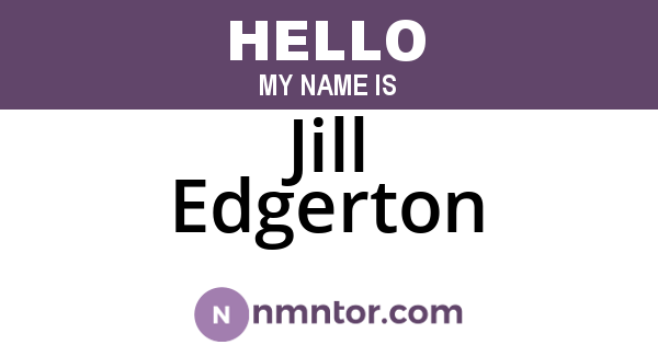 Jill Edgerton