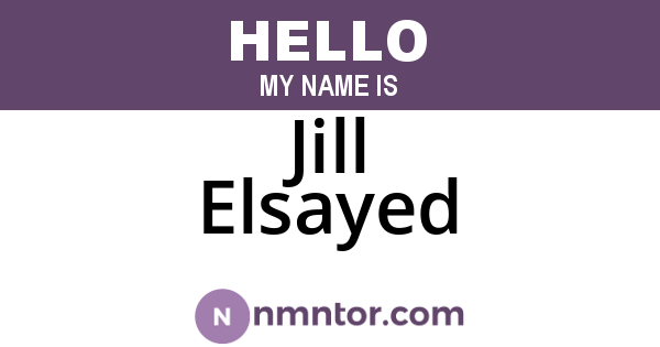 Jill Elsayed