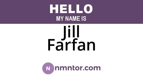 Jill Farfan