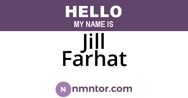 Jill Farhat