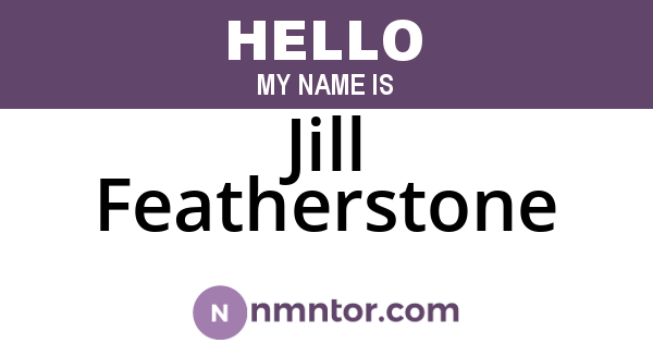 Jill Featherstone