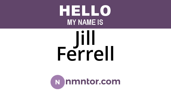 Jill Ferrell