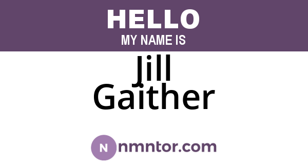 Jill Gaither