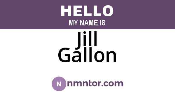 Jill Gallon