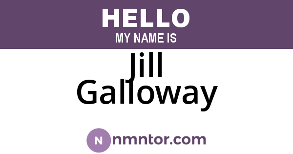 Jill Galloway