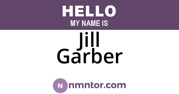 Jill Garber