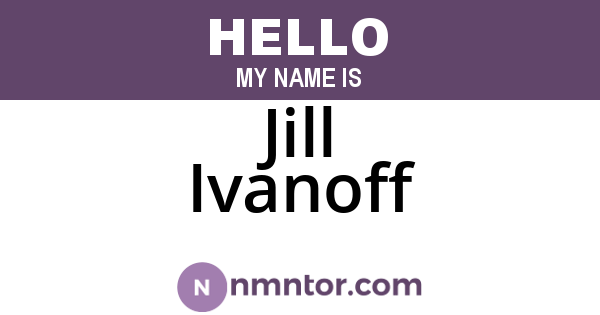 Jill Ivanoff