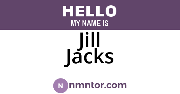 Jill Jacks