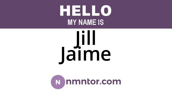 Jill Jaime