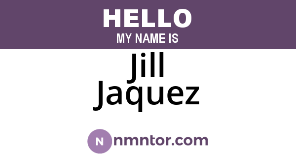 Jill Jaquez