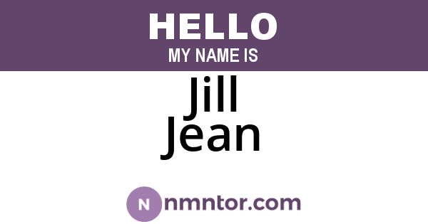 Jill Jean