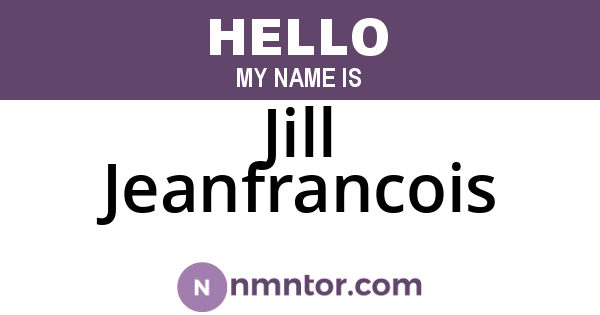 Jill Jeanfrancois