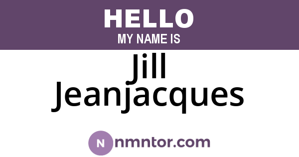 Jill Jeanjacques