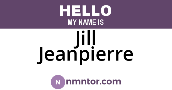 Jill Jeanpierre