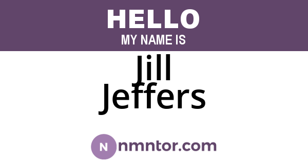 Jill Jeffers