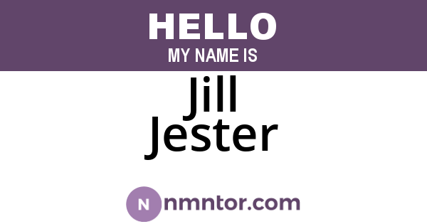 Jill Jester