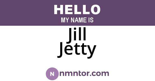 Jill Jetty