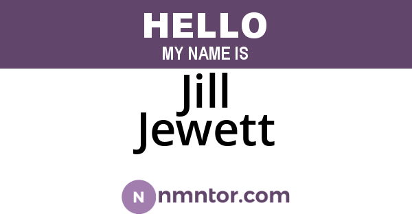 Jill Jewett