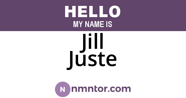 Jill Juste