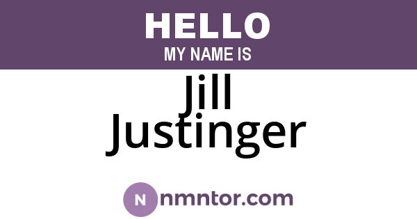 Jill Justinger