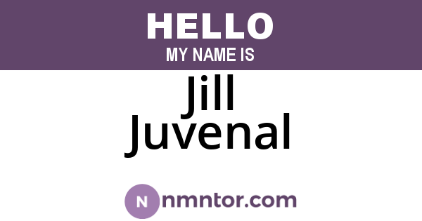 Jill Juvenal