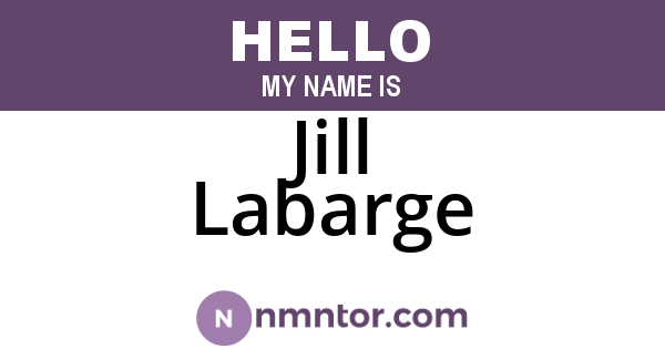 Jill Labarge