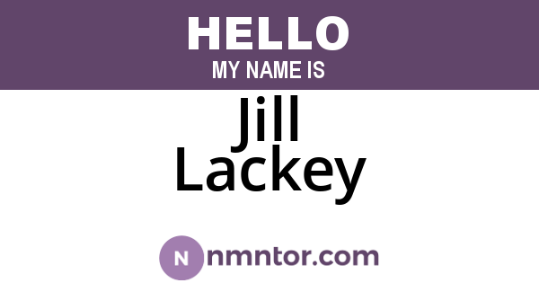 Jill Lackey