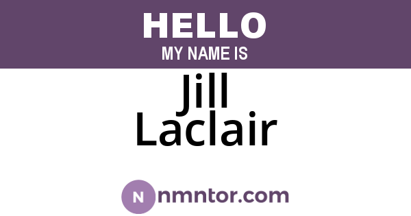 Jill Laclair
