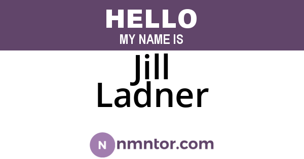 Jill Ladner