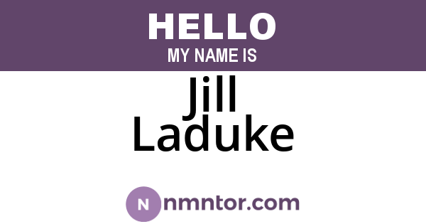 Jill Laduke