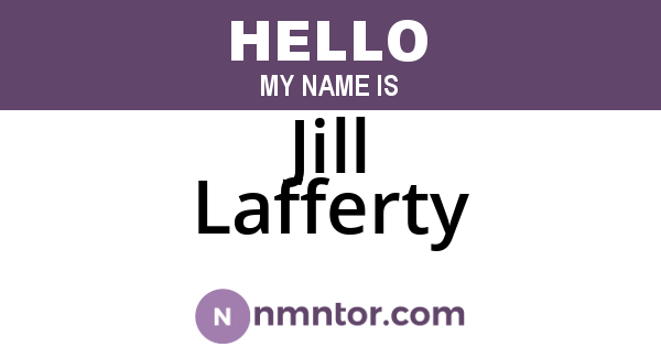 Jill Lafferty
