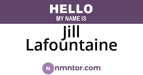 Jill Lafountaine