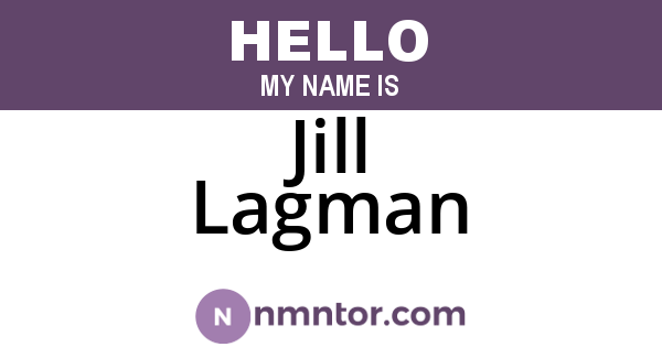 Jill Lagman