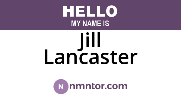 Jill Lancaster